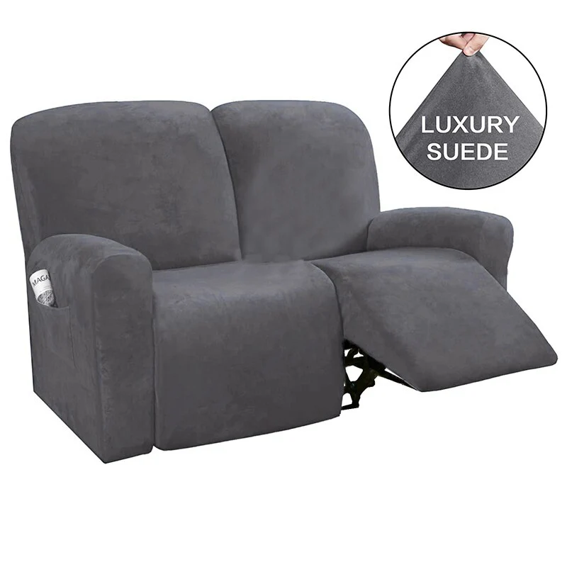 High Grade Recliner Sofa Chair Cover 2 Seat Sofa All-inclusive Non-slip Sofa Couch Cover Slipcover Elastic Recliner Double Seat Sofa Recliner Covers - Image 9