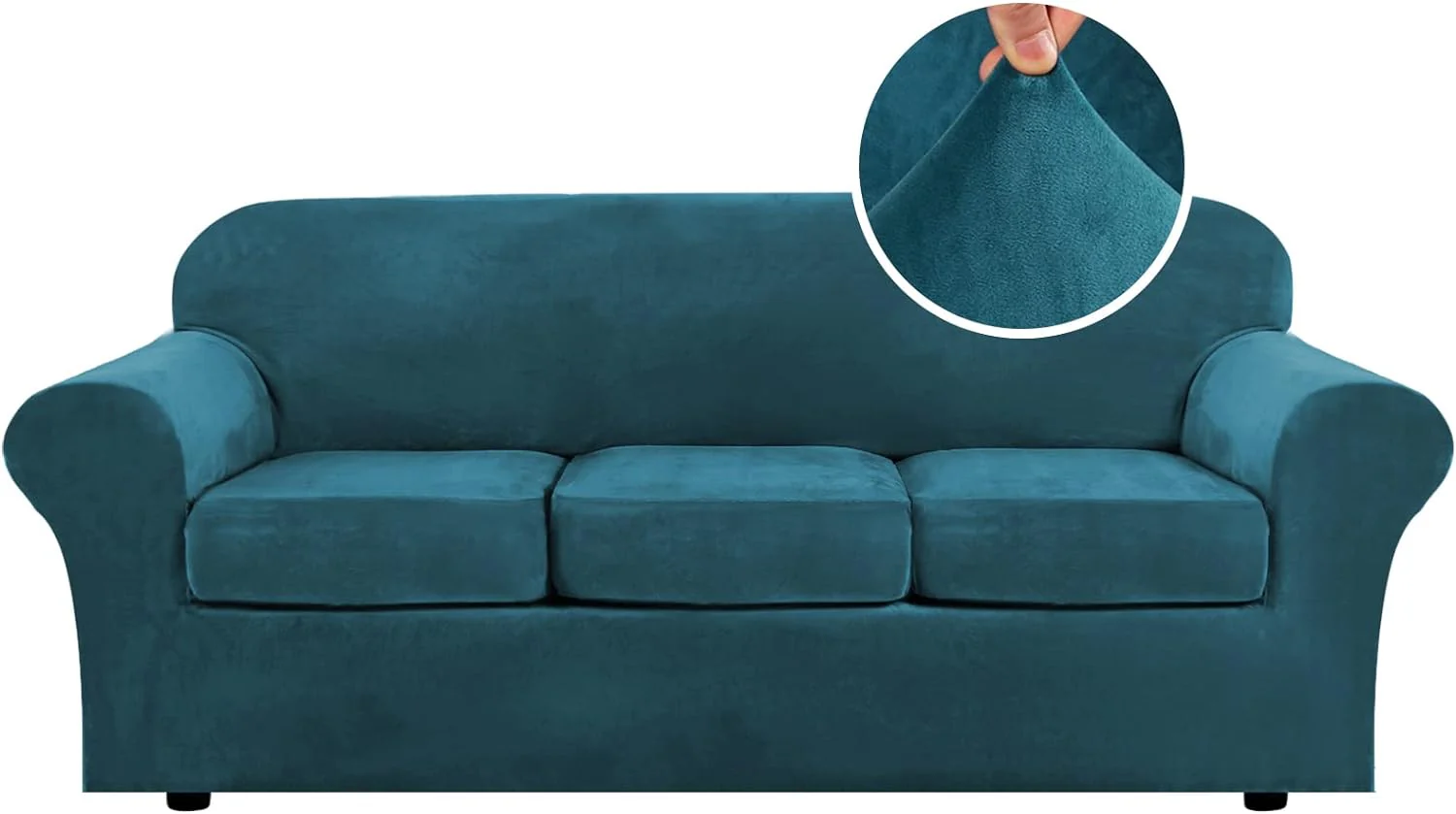 High Grade Thick Velvet Sofa Covers Couch Covers for Cushion Couch Sofa High Stretch Sofa Slipcovers Furniture Protector Fit Couch - Image 12