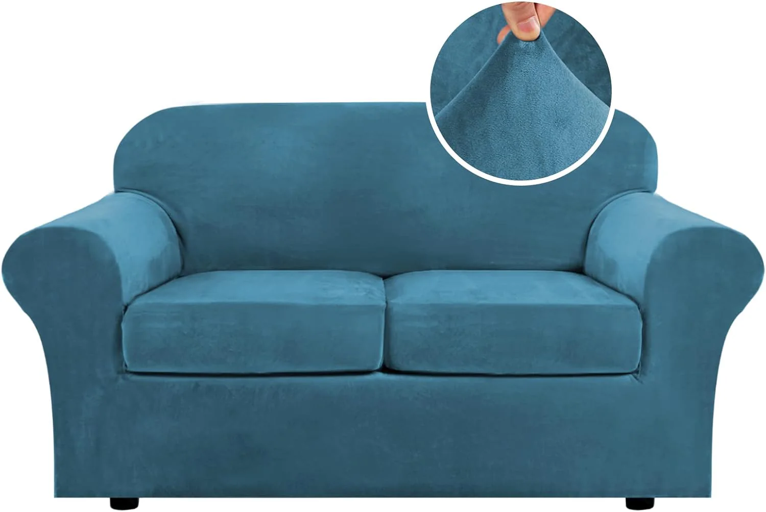 High Grade Thick Velvet Sofa Covers Couch Covers for Cushion Couch Sofa High Stretch Sofa Slipcovers Furniture Protector Fit Couch - Image 18