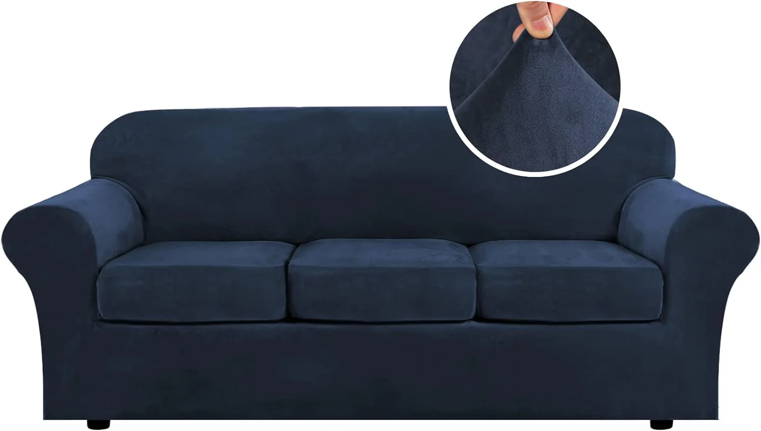 High Grade Thick Velvet Sofa Covers Couch Covers for Cushion Couch Sofa High Stretch Sofa Slipcovers Furniture Protector Fit Couch - Image 40