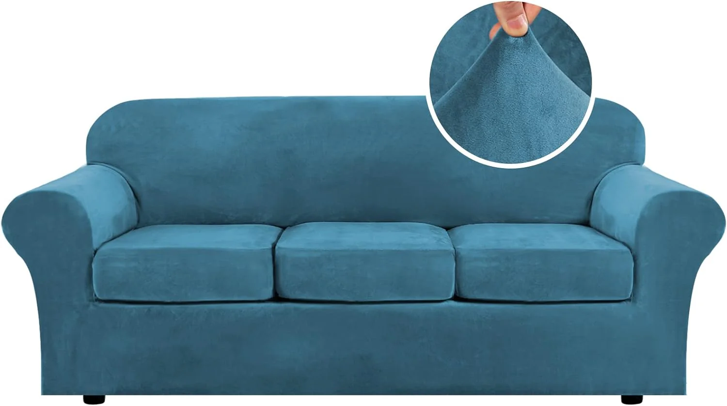 High Grade Thick Velvet Sofa Covers Couch Covers for Cushion Couch Sofa High Stretch Sofa Slipcovers Furniture Protector Fit Couch - Image 46