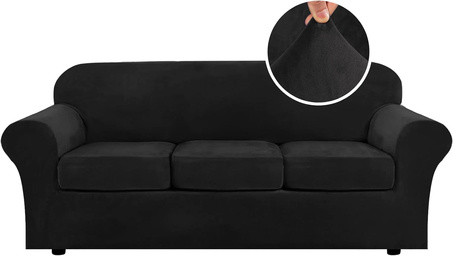 High Grade Thick Velvet Sofa Covers Couch Covers for Cushion Couch Sofa High Stretch Sofa Slipcovers Furniture Protector Fit Couch - Image 51