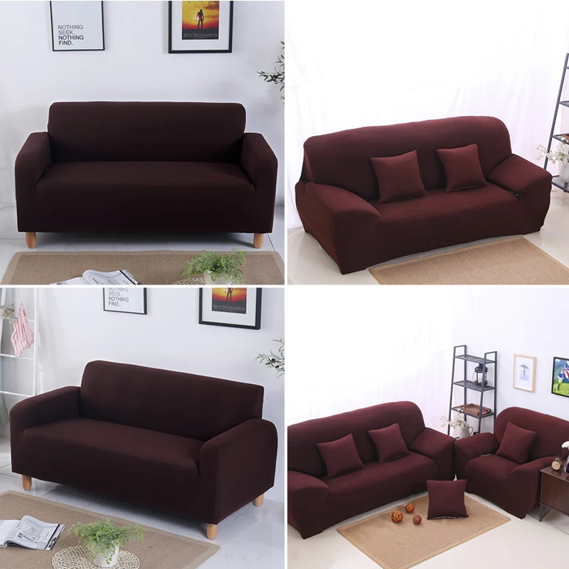 High Quality Stretchable Elastic Couch Cover Settee Corner Armseat Loveseat Sofa L Shape Sofa Cover for Corner Sofa 1/2/3/4 Seat Sectional Cover - Image 4