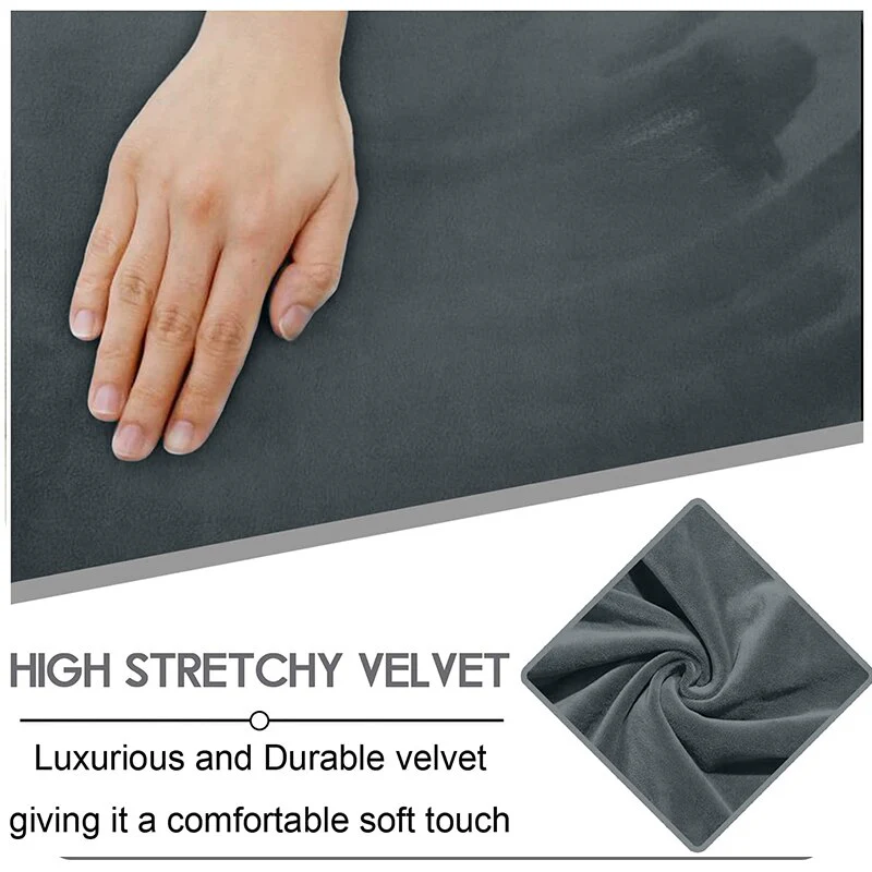 High Quality Velvet Sofa Covers Living Room Sofa Cover Home Furniture Protector Case Adjustable Sofa Slipcover For 1/2/3/4 Seat - Image 4