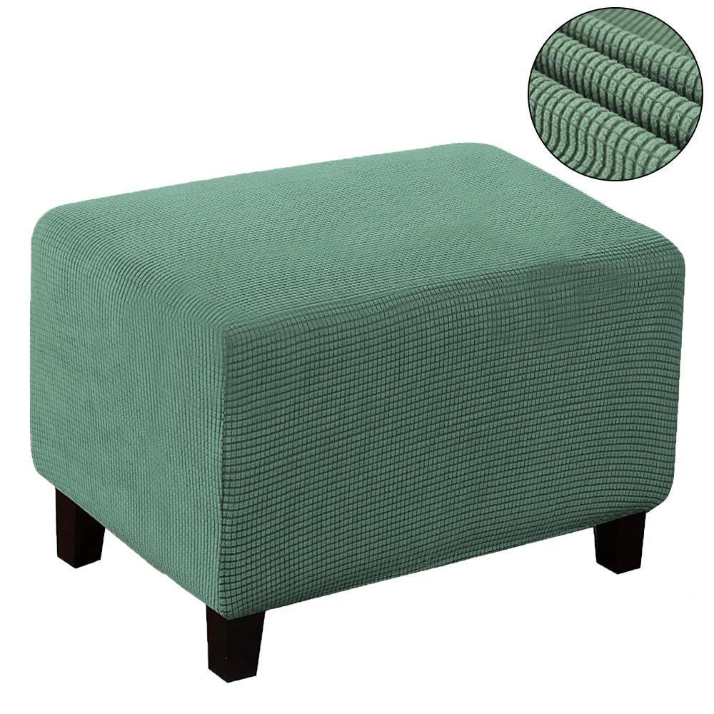 Home Decorative Sofa Footstool Covers Elastic Fully Wrapped Rectangular Stool Covers Thicken Sofa Footrest Dust-proof Cover - Image 20