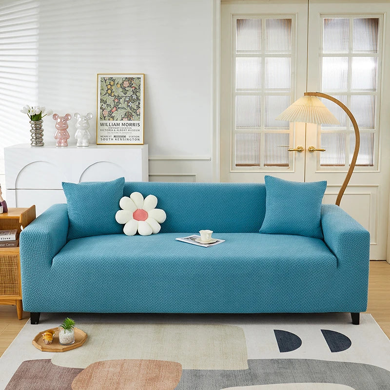 Jacquard Elastic Sofa Slipcover Adjustable Non-slip Stretch Sofa Cover Home Living Room Sofa Protector Cover Home Decor - Image 18