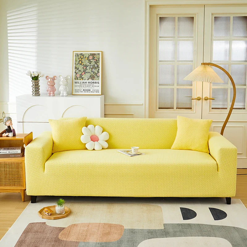 Jacquard Elastic Sofa Slipcover Adjustable Non-slip Stretch Sofa Cover Home Living Room Sofa Protector Cover Home Decor - Image 19