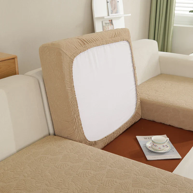 Jacquard Sofa Cushion Slipcover Elastic Non-slip Polyester Sofa Seat Cover Furniture Protector - Image 10