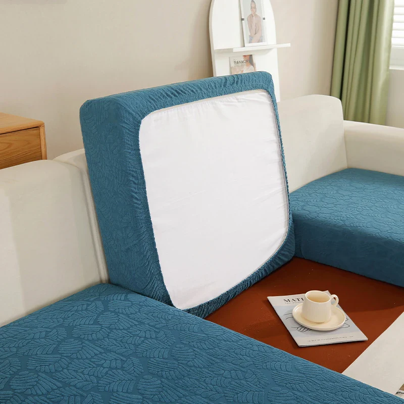 Jacquard Sofa Cushion Slipcover Elastic Non-slip Polyester Sofa Seat Cover Furniture Protector - Image 11