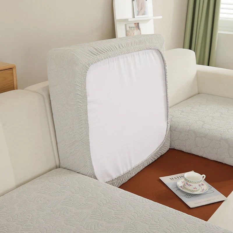Jacquard Sofa Cushion Slipcover Elastic Non-slip Polyester Sofa Seat Cover Furniture Protector - Image 13