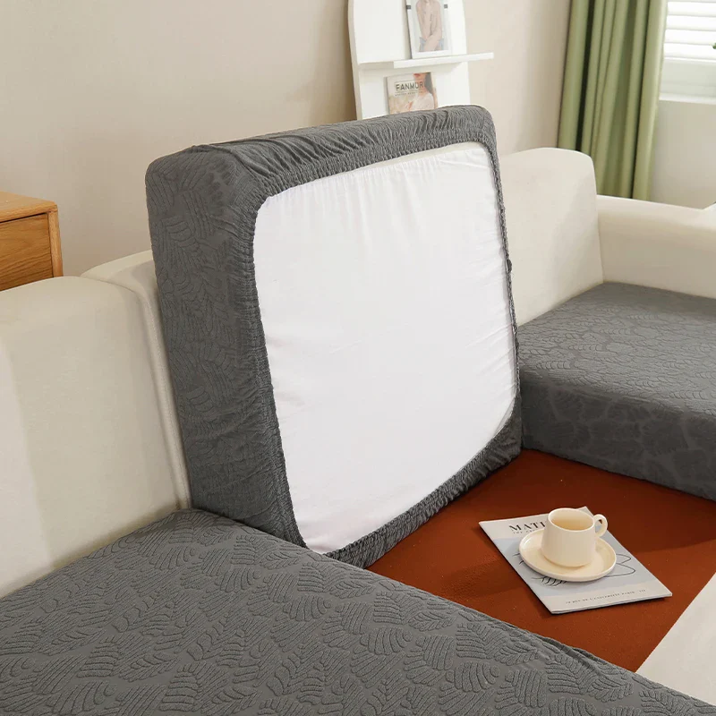 Jacquard Sofa Cushion Slipcover Elastic Non-slip Polyester Sofa Seat Cover Furniture Protector - Image 14