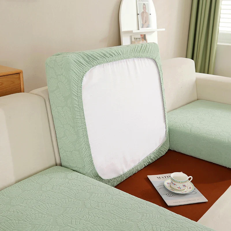 Jacquard Sofa Cushion Slipcover Elastic Non-slip Polyester Sofa Seat Cover Furniture Protector - Image 7