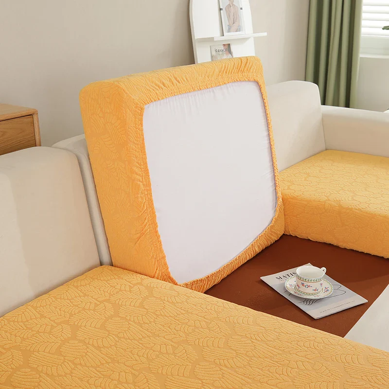 Jacquard Sofa Cushion Slipcover Elastic Non-slip Polyester Sofa Seat Cover Furniture Protector - Image 9