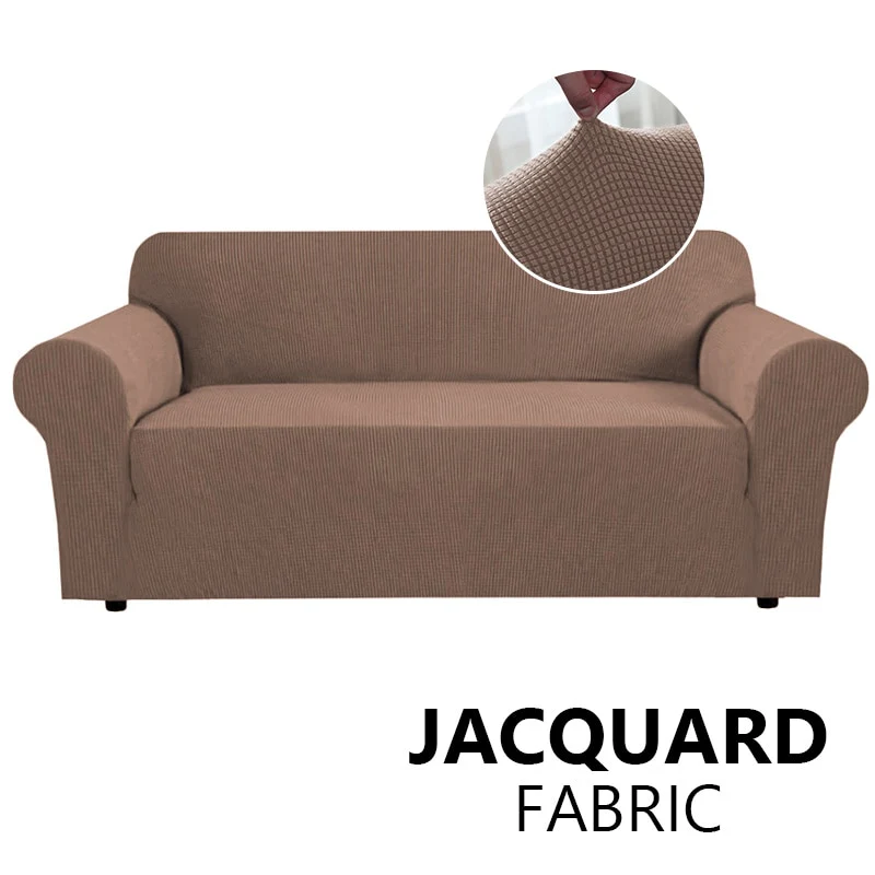Jacquard Stretch Sofa Cover Elastic Sofa Slipcover Sectional Couch Cover Furniture Protector 1/2/3/4 Seater Thick Sofa Protector - Image 11