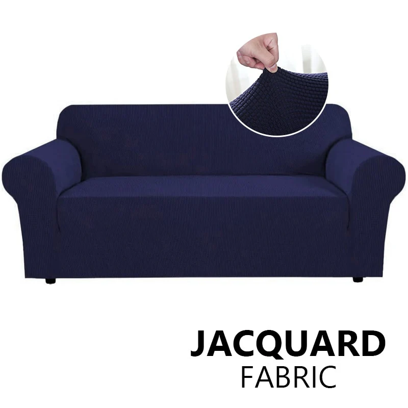 Jacquard Stretch Sofa Cover Elastic Sofa Slipcover Sectional Couch Cover Furniture Protector 1/2/3/4 Seater Thick Sofa Protector - Image 14