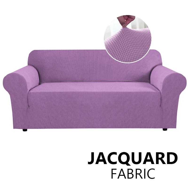 Jacquard Stretch Sofa Cover Elastic Sofa Slipcover Sectional Couch Cover Furniture Protector 1/2/3/4 Seater Thick Sofa Protector - Image 15