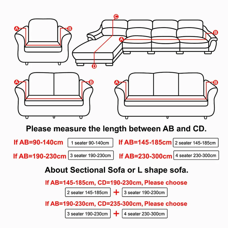 Jacquard Stretch Sofa Cover Elastic Sofa Slipcover Sectional Couch Cover Furniture Protector 1/2/3/4 Seater Thick Sofa Protector - Image 6