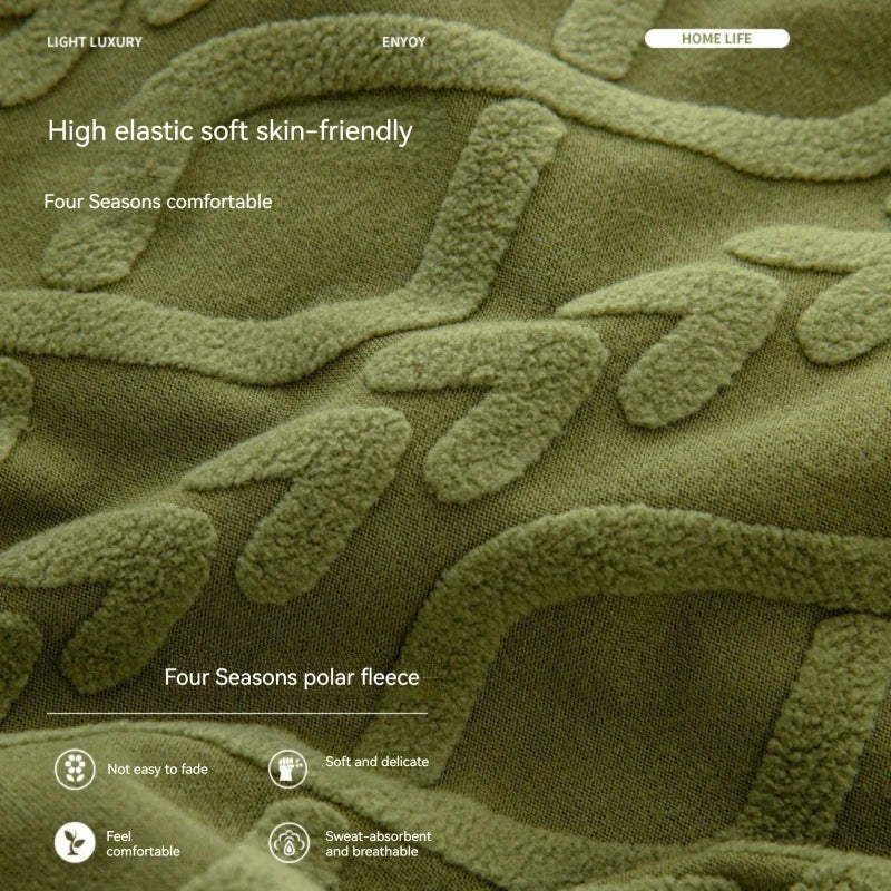 Jacquard Velvet Sofa Covers Seat Cushion Covers For Living Room Solid Color Sofa Cover Stretch Furniture Protector For Pets Kids - Image 4