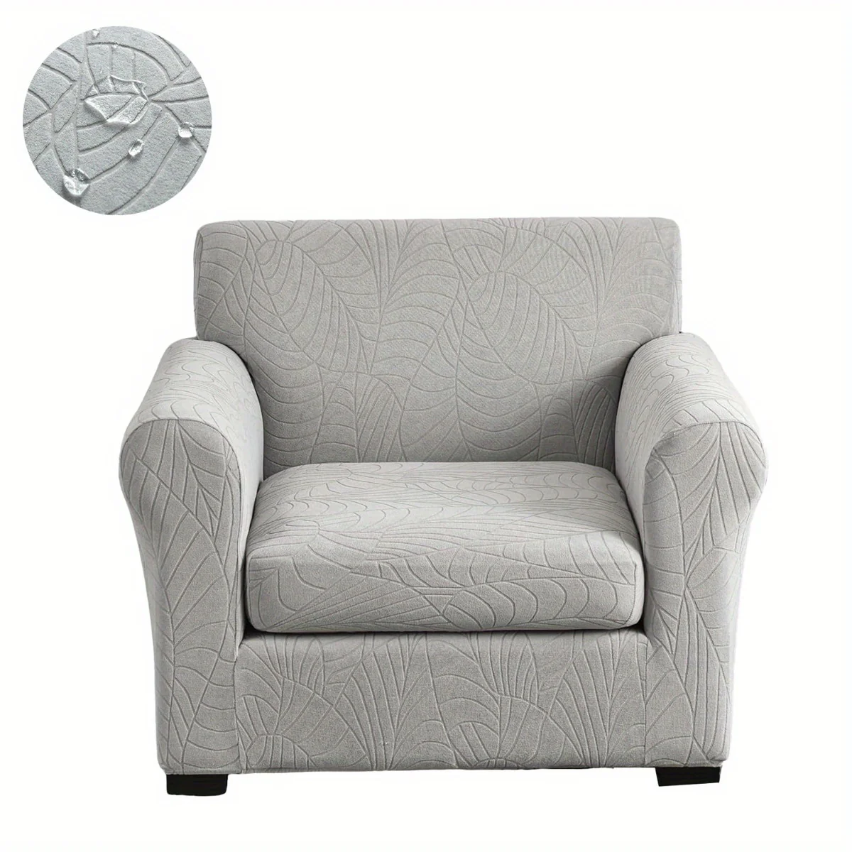 Jacquard Water-Resistant Sofa Slipcover Set 2/3/4 Piece Stretch Couch Covers Furniture Protectors Couch Cover With Cushion Covers - Image 11