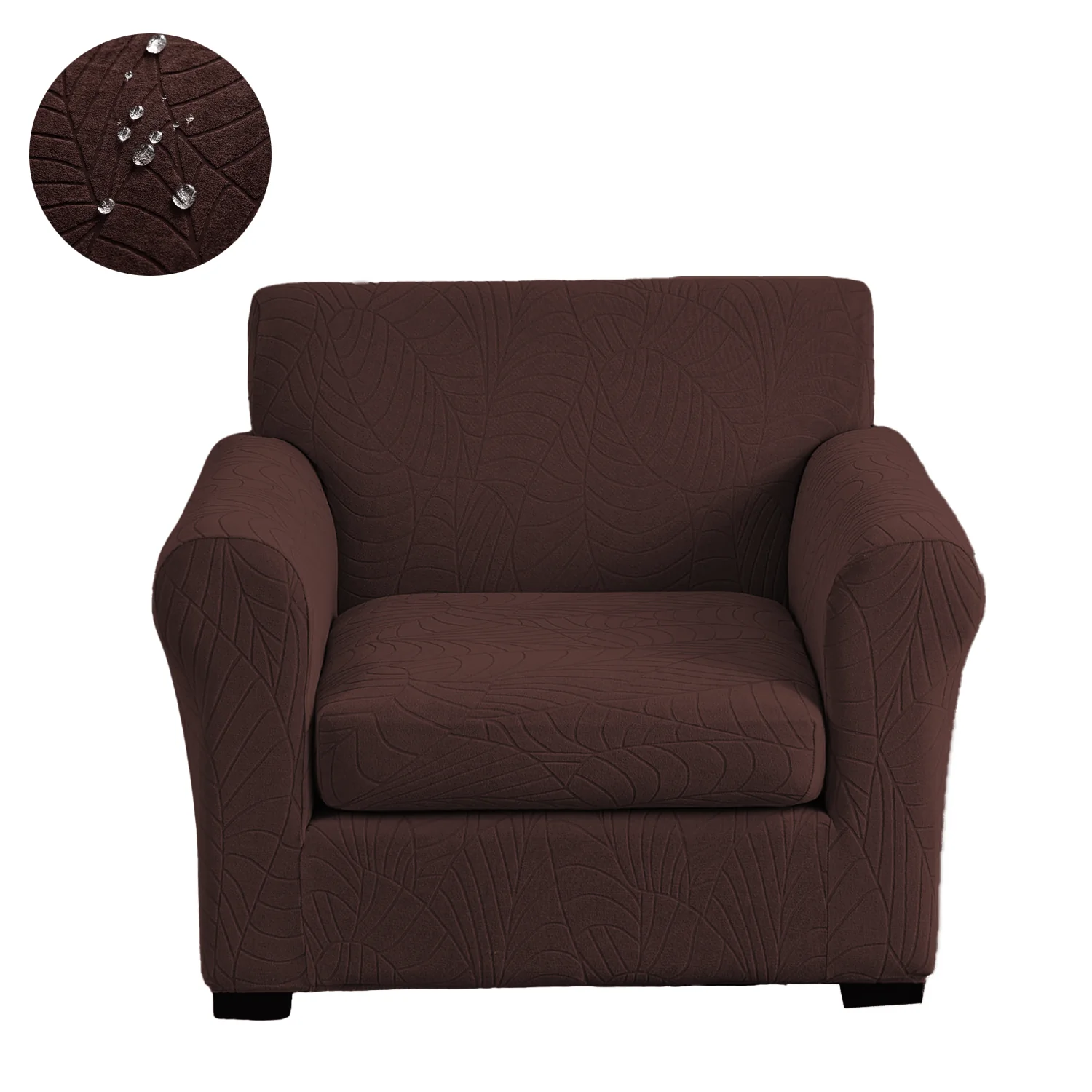 Jacquard Water-Resistant Sofa Slipcover Set 2/3/4 Piece Stretch Couch Covers Furniture Protectors Couch Cover With Cushion Covers - Image 8