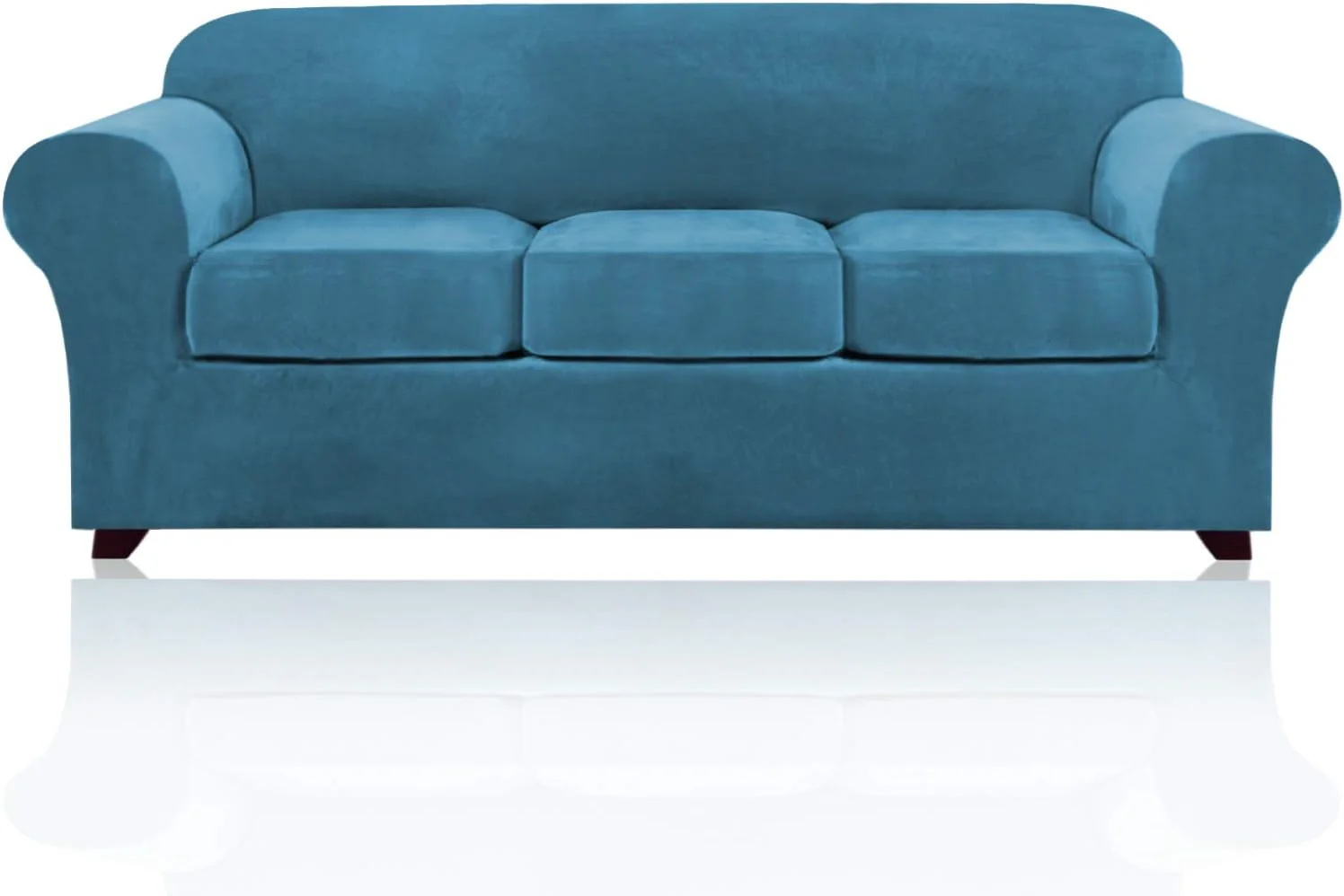 Luxury Real Velvet Stretch Sofa Covers Stretch Velvet Couch Covers for Cushion Sofa Slipcovers Soft Sofa Slip Covers Furniture Covers Cushion Covers Machine Washable - Image 54