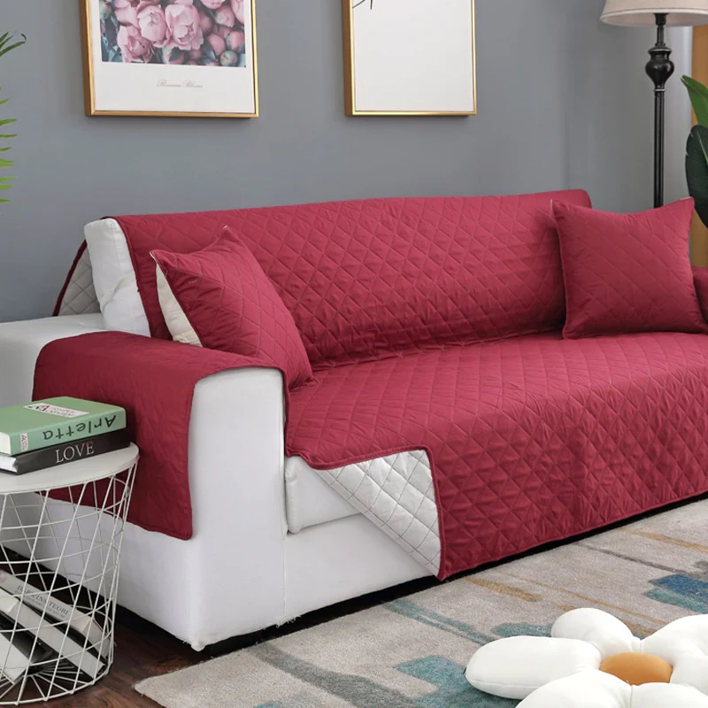 Modern Sofa Covers for Living Room Couch Cover Pet Dog Kids Mat Furniture Protector Reversible Armrest Slipcovers 1/2/3 Seater - Image 11