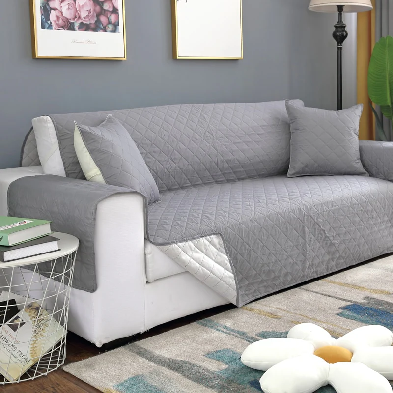 Modern Sofa Covers for Living Room Couch Cover Pet Dog Kids Mat Furniture Protector Reversible Armrest Slipcovers 1/2/3 Seater - Image 13