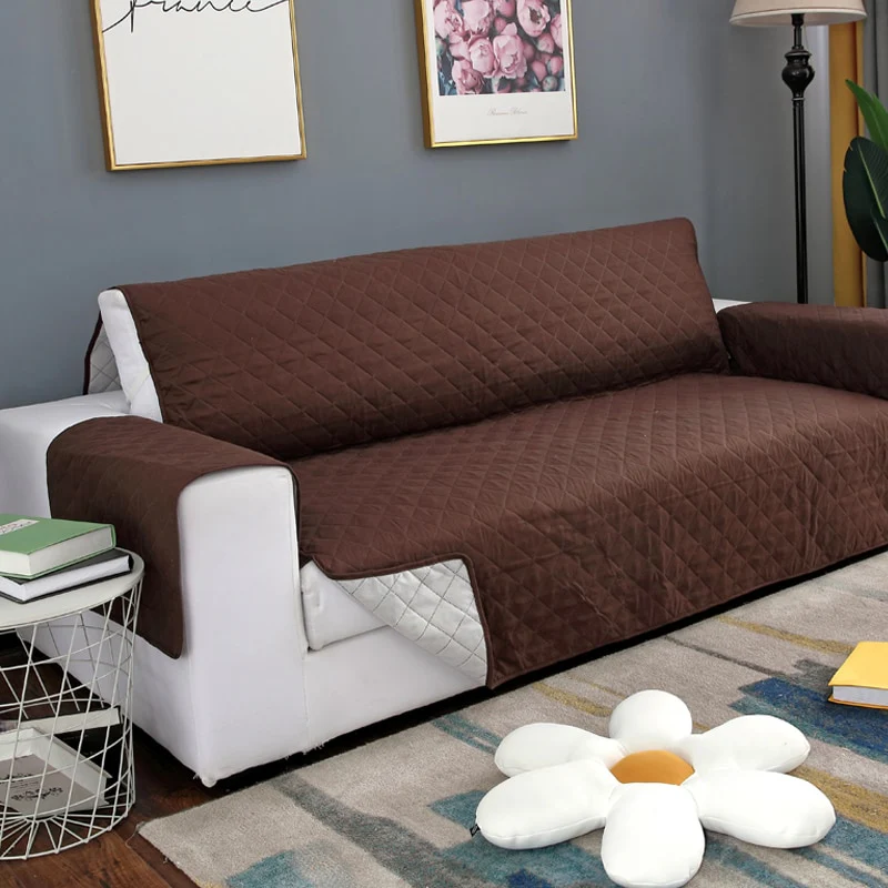 Modern Sofa Covers for Living Room Couch Cover Pet Dog Kids Mat Furniture Protector Reversible Armrest Slipcovers 1/2/3 Seater - Image 14