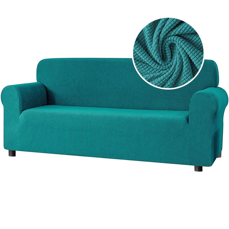 New 2025 Sofa Cover Solid Color Jacquard Fabric Couch Cover Stretch Slipcovers Big Elastic Stretch 1/2/3/4 Sofa Protector Covers - Image 5