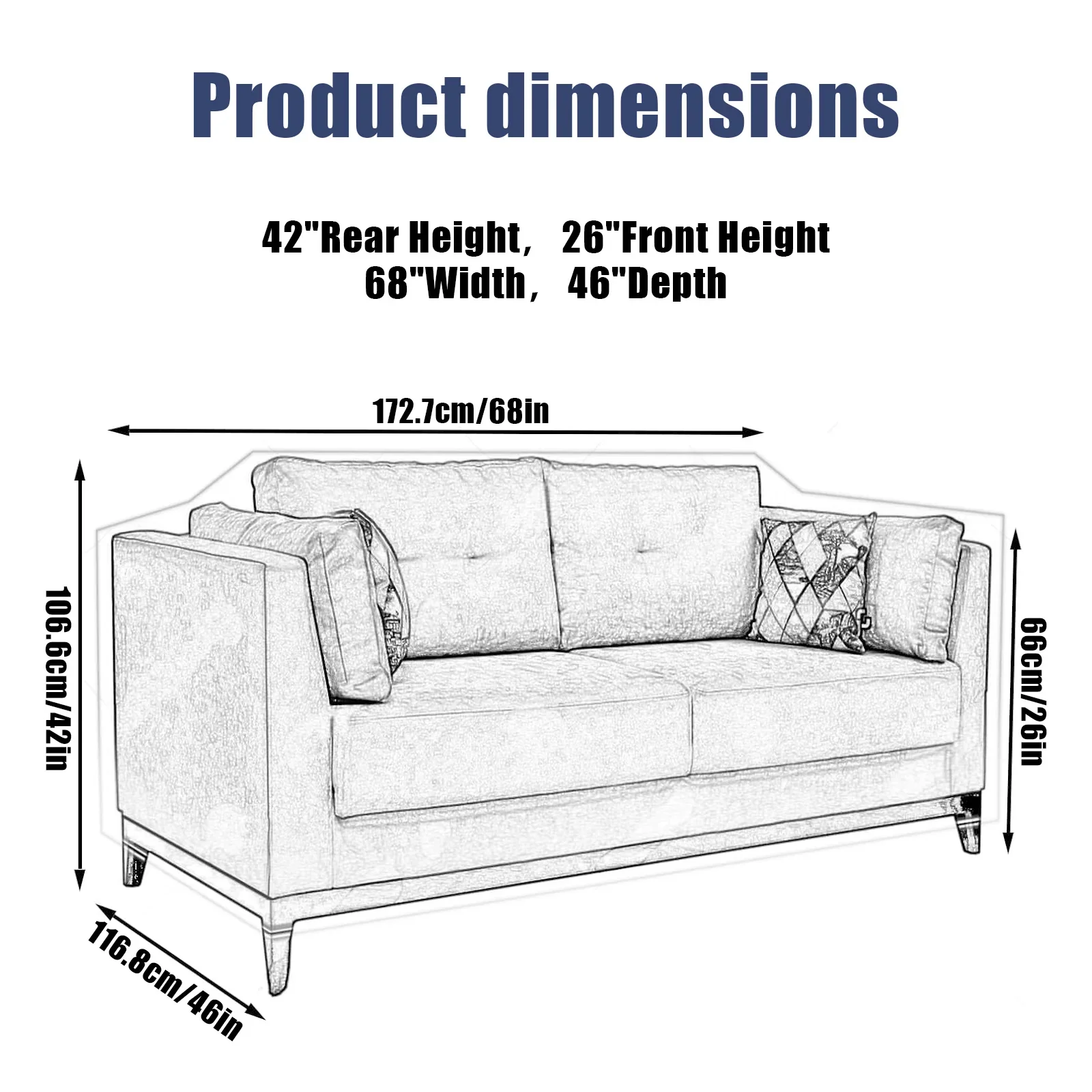 New Couch Cover Pet Plastic Cover Transparent Cat Scratch Protector Waterproof Sofa Covers for Protection Against Cat Dog Clawing - Image 7