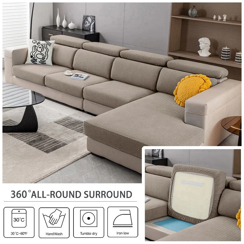 New Jacquard Sofa Seat Covers Stretch Sofa Cover For Living Room Modern Sofa Cushion Covers Plaid Sofas Covers For Home Hotel - Image 4