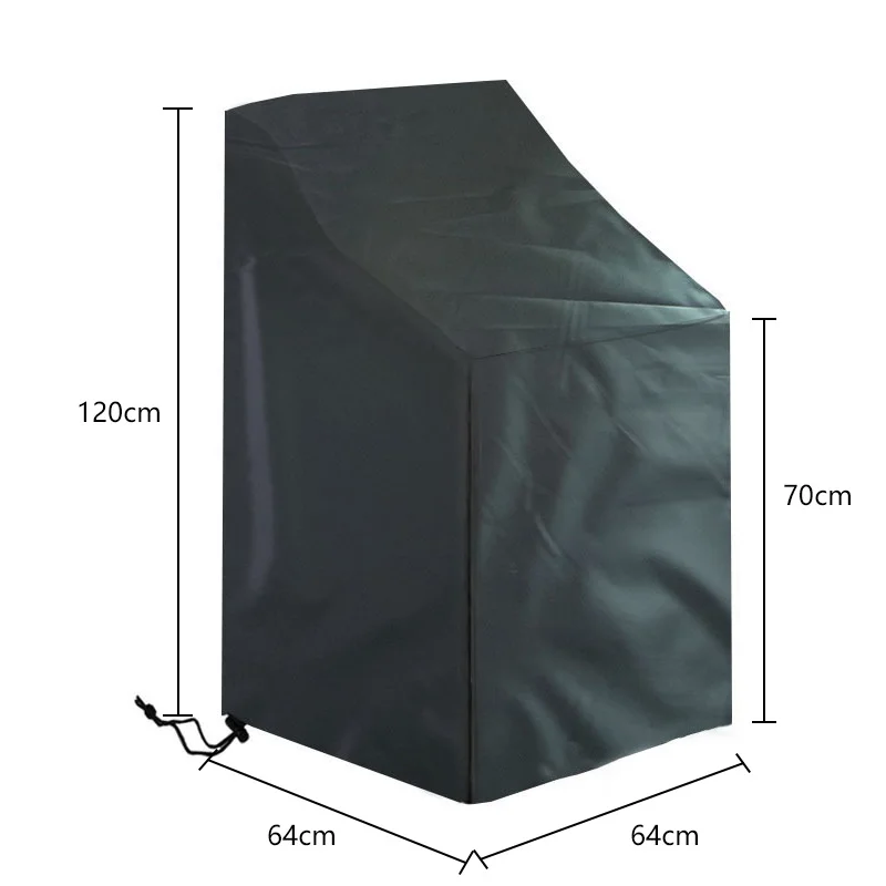 New Stacked Chair Dust Cover Storage Bag Outdoor Garden Patio Furniture Protector Waterproof Dustproof Sofa Armchair Organizer - Image 8