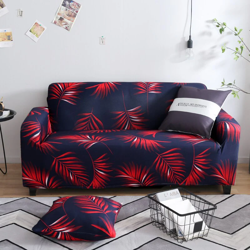 Fashion Printed Elastic Sofa Couch Cover Sofa Slipcover Flower Printed Sofa Fit for Most Sofa Elastic Sofa Cover - Image 11