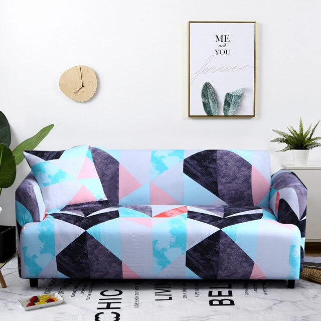 Fashion Printed Elastic Sofa Couch Cover Sofa Slipcover Flower Printed Sofa Fit for Most Sofa Elastic Sofa Cover - Image 13