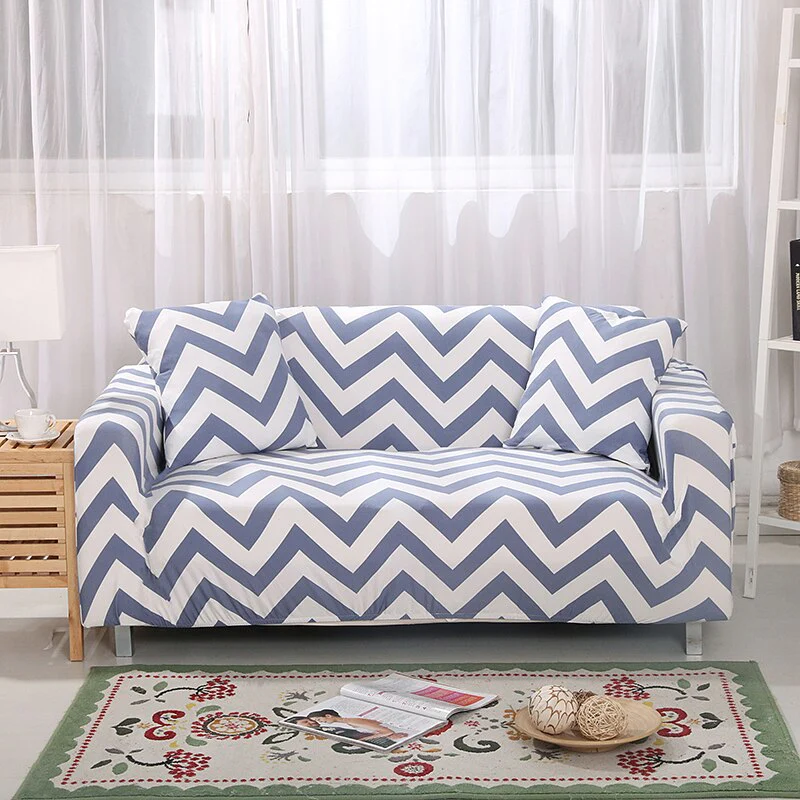 Fashion Printed Elastic Sofa Couch Cover Sofa Slipcover Flower Printed Sofa Fit for Most Sofa Elastic Sofa Cover - Image 24