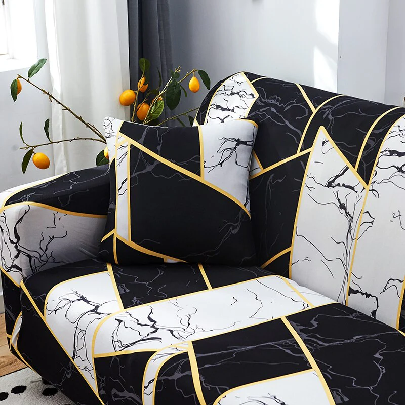 Fashion Printed Elastic Sofa Couch Cover Sofa Slipcover Flower Printed Sofa Fit for Most Sofa Elastic Sofa Cover - Image 4