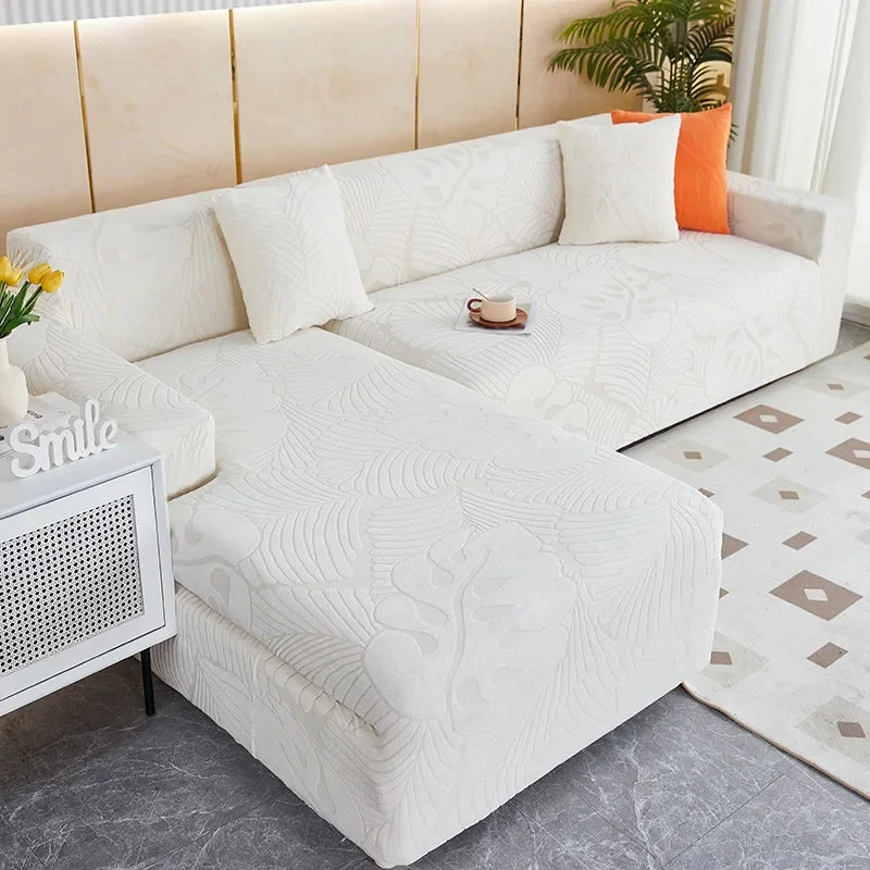Newest 2025 In Uk Waterproof Sofa Cover 1/2/3/4 Seater Sofa Covers Elastic Solid L Shaped Corner Couch Slipcovers - Image 10
