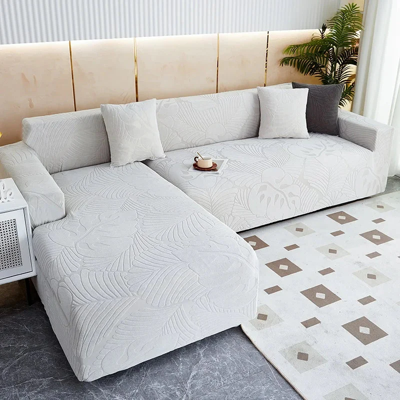 Newest 2025 In Uk Waterproof Sofa Cover 1/2/3/4 Seater Sofa Covers Elastic Solid L Shaped Corner Couch Slipcovers - Image 11