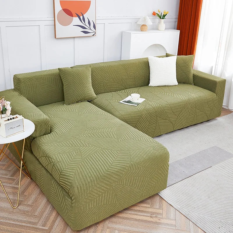 Newest 2025 In Uk Waterproof Sofa Cover 1/2/3/4 Seater Sofa Covers Elastic Solid L Shaped Corner Couch Slipcovers - Image 15