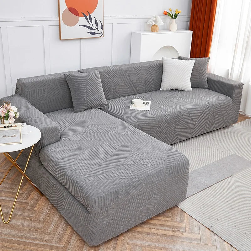 Newest 2025 In Uk Waterproof Sofa Cover 1/2/3/4 Seater Sofa Covers Elastic Solid L Shaped Corner Couch Slipcovers - Image 18