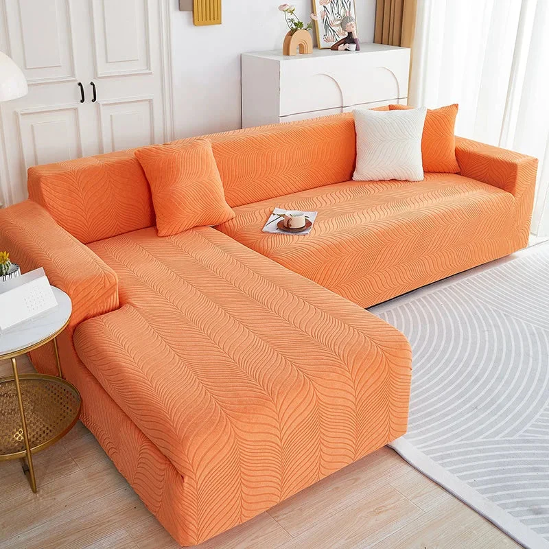 Newest 2025 In Uk Waterproof Sofa Cover 1/2/3/4 Seater Sofa Covers Elastic Solid L Shaped Corner Couch Slipcovers - Image 19