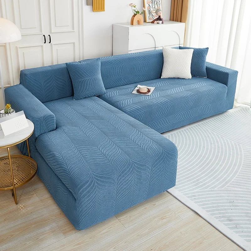 Newest 2025 In Uk Waterproof Sofa Cover 1/2/3/4 Seater Sofa Covers Elastic Solid L Shaped Corner Couch Slipcovers - Image 20