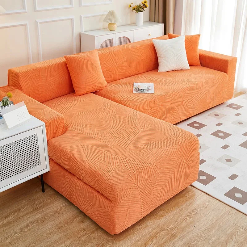 Newest 2025 In Uk Waterproof Sofa Cover 1/2/3/4 Seater Sofa Covers Elastic Solid L Shaped Corner Couch Slipcovers - Image 25