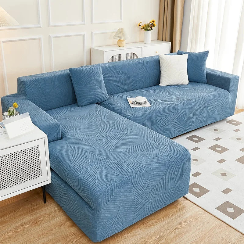 Newest 2025 In Uk Waterproof Sofa Cover 1/2/3/4 Seater Sofa Covers Elastic Solid L Shaped Corner Couch Slipcovers - Image 26