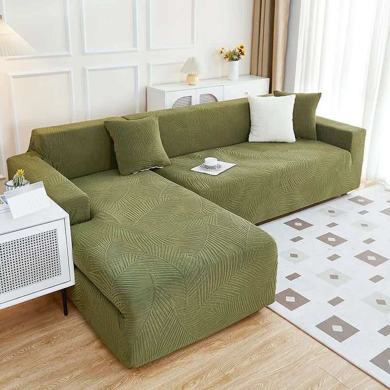 Newest 2025 In Uk Waterproof Sofa Cover 1/2/3/4 Seater Sofa Covers Elastic Solid L Shaped Corner Couch Slipcovers - Image 27