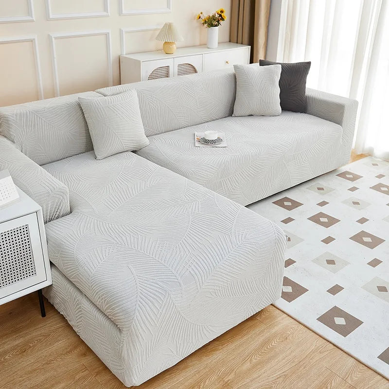 Newest 2025 In Uk Waterproof Sofa Cover 1/2/3/4 Seater Sofa Covers Elastic Solid L Shaped Corner Couch Slipcovers - Image 29