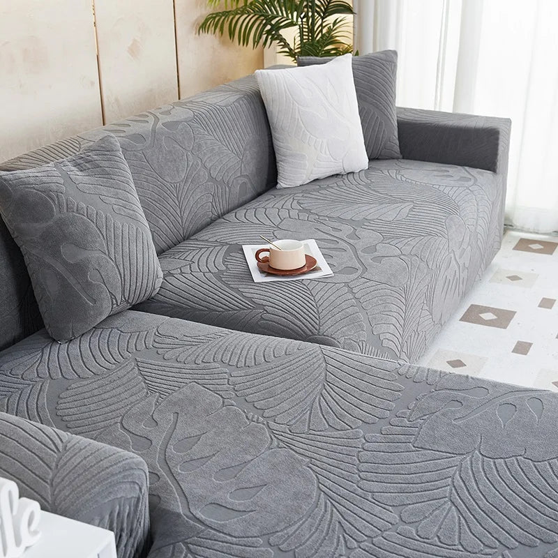 Newest 2025 In Uk Waterproof Sofa Cover 1/2/3/4 Seater Sofa Covers Elastic Solid L Shaped Corner Couch Slipcovers - Image 5