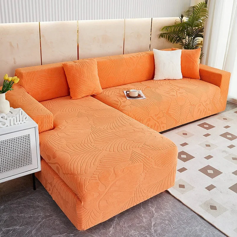 Newest 2025 In Uk Waterproof Sofa Cover 1/2/3/4 Seater Sofa Covers Elastic Solid L Shaped Corner Couch Slipcovers - Image 7