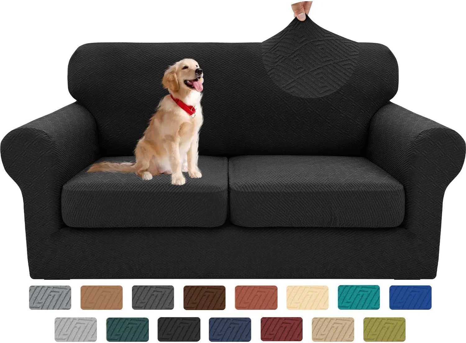 2025 Newest Sofa Couch Covers Super Stretch Thick Soft Sofa Cover Anti Slip Sofa Slipcover Dogs Cats Furniture Protector - Image 15