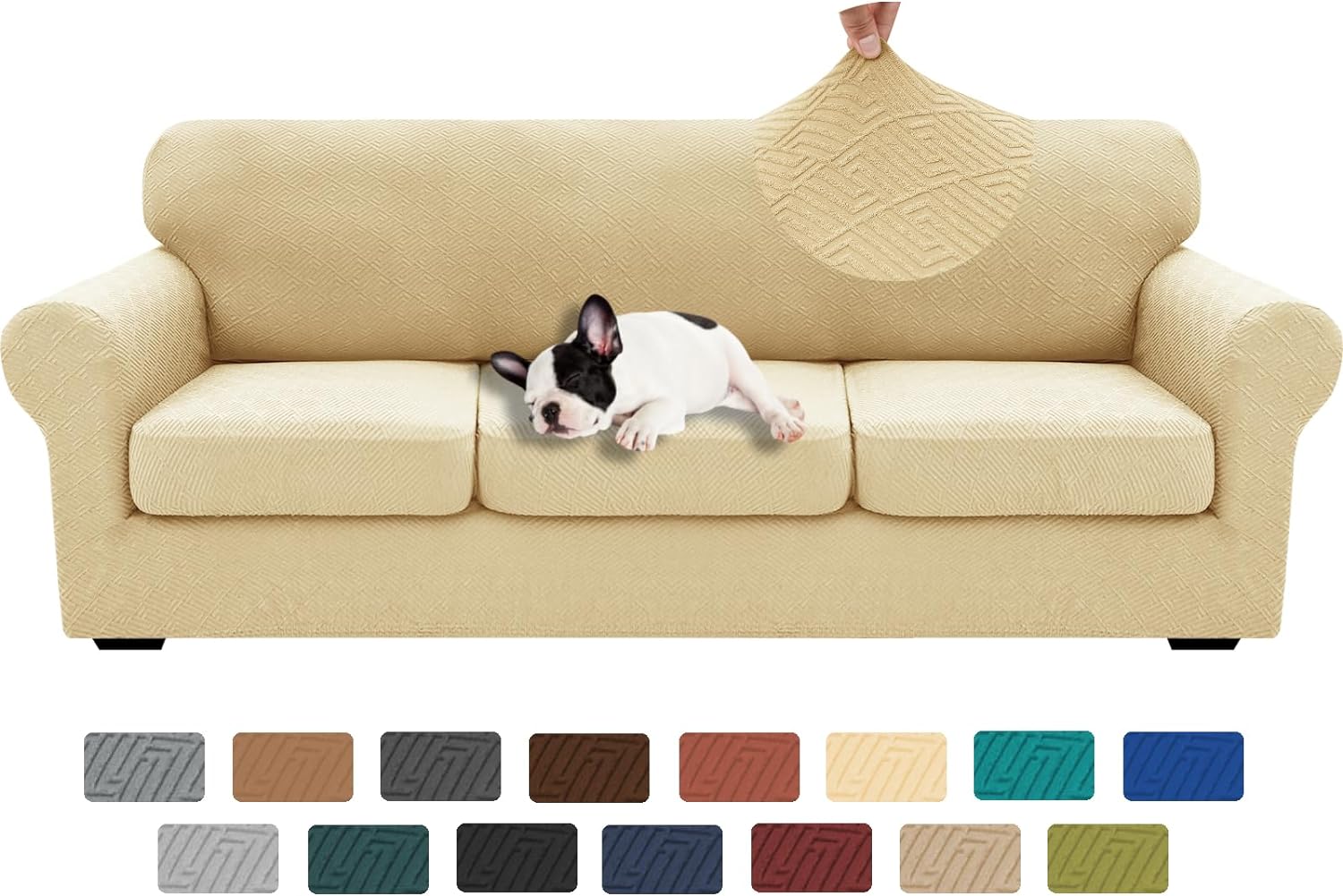 2025 Newest Sofa Couch Covers Super Stretch Thick Soft Sofa Cover Anti Slip Sofa Slipcover Dogs Cats Furniture Protector - Image 18